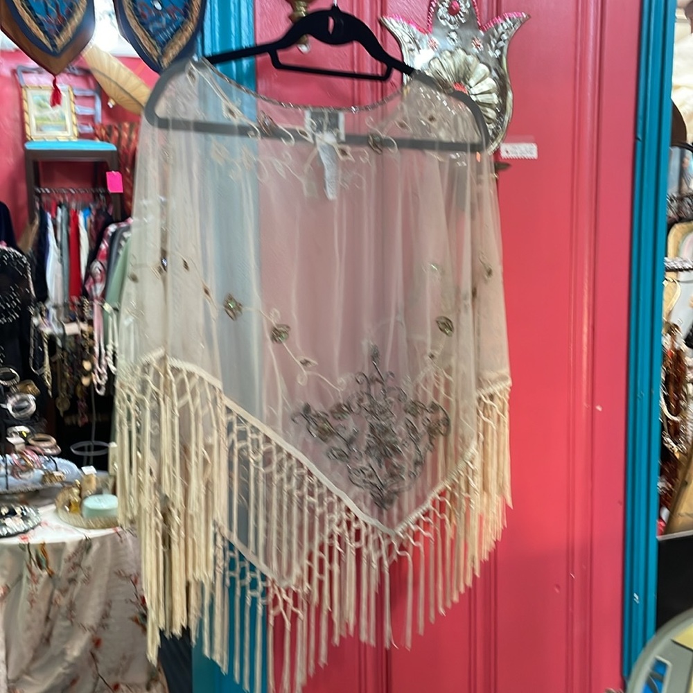 Kathy Roberts poncho size 18 - Picture 3 of 5